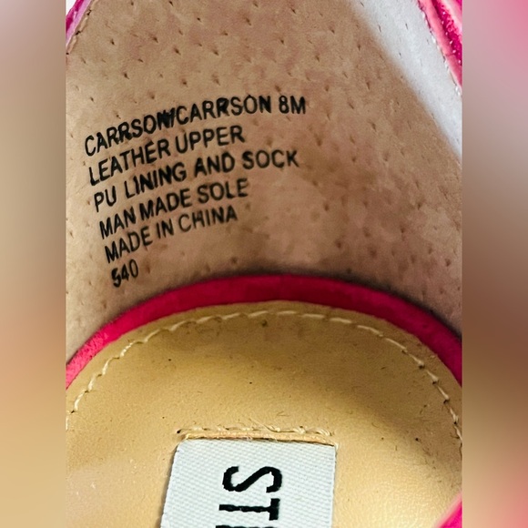 STEVE MADDEN Women's Carrson Ankle-strap Dress Sandals In Hot Pink size 8 - Picture 3 of 12